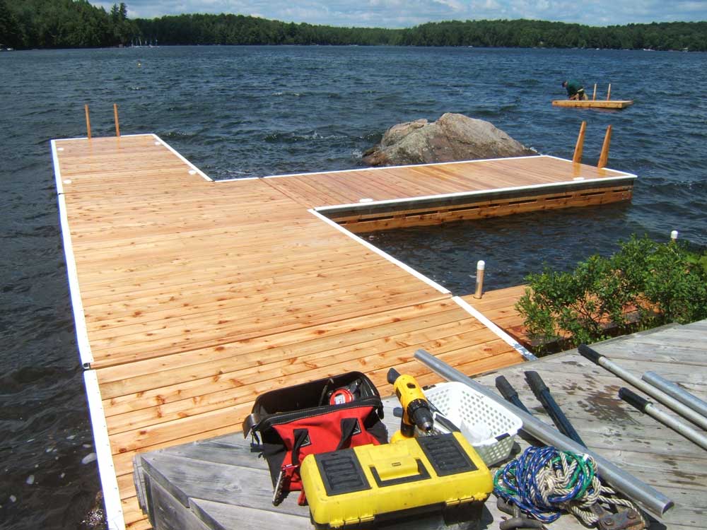 How To Build A Floating Dock S&H